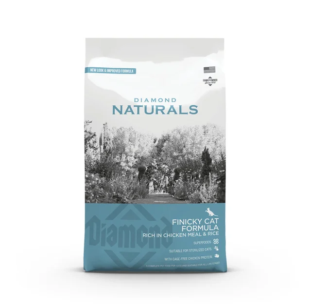 Сухий корм Diamond Naturals Finicky Cat Chicken&Rice для дорослих котів, з куркою та рисом, 3 кг