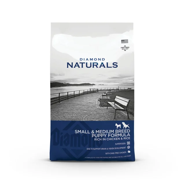 Сухий корм Diamond Naturals Puppy Small&Medium Chicken&Rice для цуценят середніх та малих порід, з куркою та рисом, 2 кг