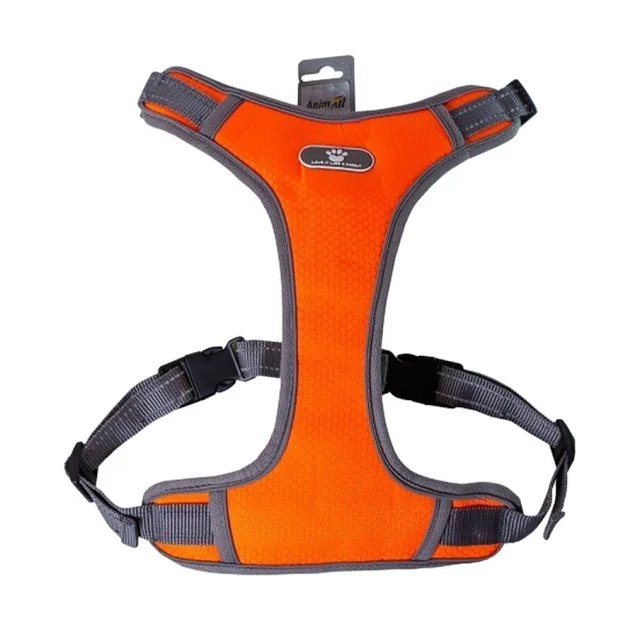 Шлея AnimAll HL-8005-1 для собак, оранжевая, M, 30-36 см/38-64 см