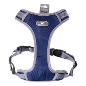 Шлея AnimAll HL-8005-2 для собак, темно-синя, M, 30-36 см/38-64 см