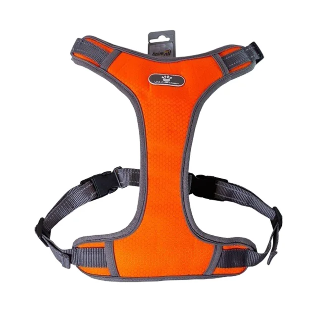 Шлея AnimAll HL-8005-1 для собак, оранжевая, L, 42-50 см/42-79 см