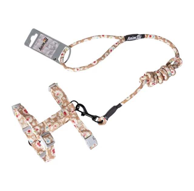 Комплект шлея с поводком AnimAll HJ-LH2002 для собак, 20-35/1×120 см