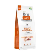 Сухой корм Brit Care Dog Hypoallergenic Adult Medium Breed для взрослых собак средних пород, с ягненком, 12 кг