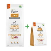 Сухой корм Brit Care Dog Hypoallergenic Junior Large Breed для молодых собак больших пород, с ягненком, акция 12 + 3 кг