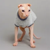 Майка Style Pets Ялинка для котів, колір сірий, L
