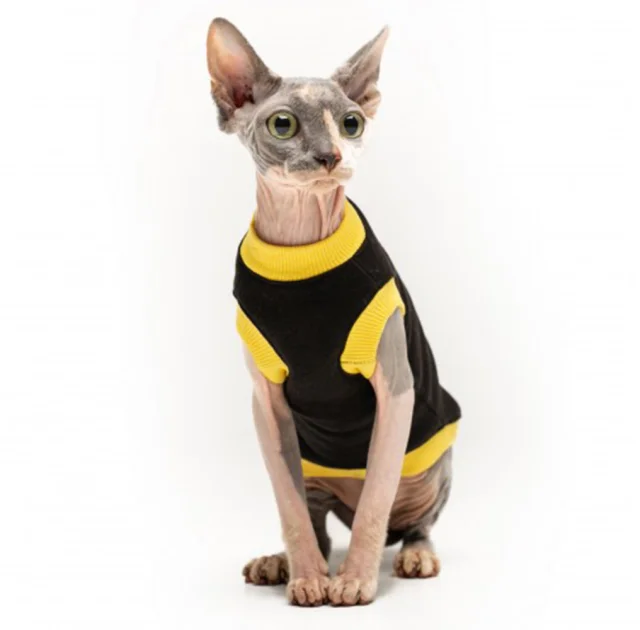 Майка Style Pets Classic black для котів, розмір XXS
