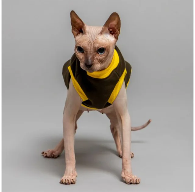 Майка Style Pets Classic khaki для котів, розмір M