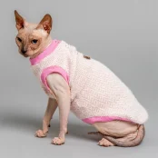 Майка Style Pets Ялинка для котів, колір рожевий, розмір XXS