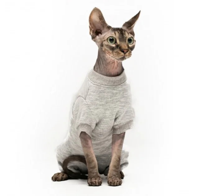 Боді Style Pets Steya для котів, колір сірий, розмір M-