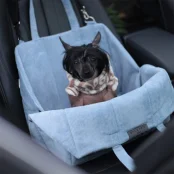 Автокрісло Style Pets Super Bag Velvet для собак та котів, 40×40 см, м'ята