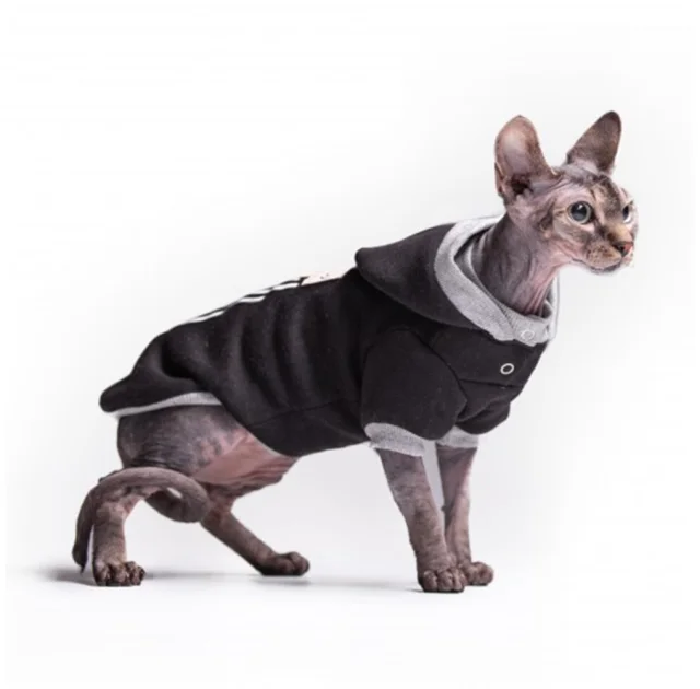 Кофта Style Pets ADS для котів, колір чорний, колір XXL