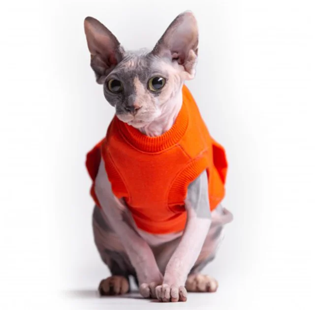 Майка Style Pets TVIXI для котів, колір помаранчевий, розмір L