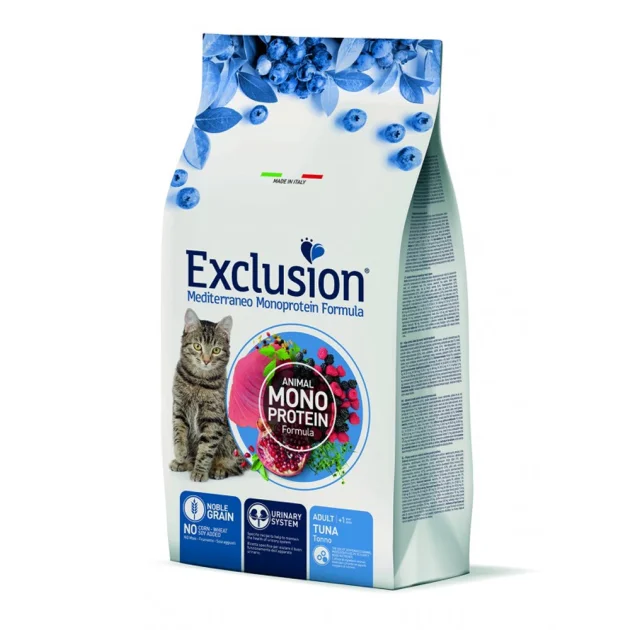 Сухой корм Exclusion Adult Tuna для взрослых кошек всех пород, с тунцом, 300 г
