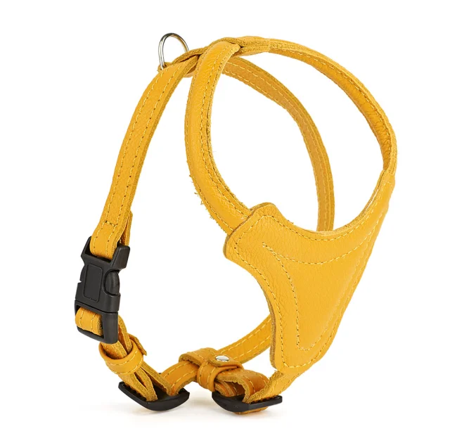 Шлея Kareline для собак маленьких пород, из мягкой кожи, с грудиной и пластиковой пряжкой, 1.6 см/41 см/44-52 см