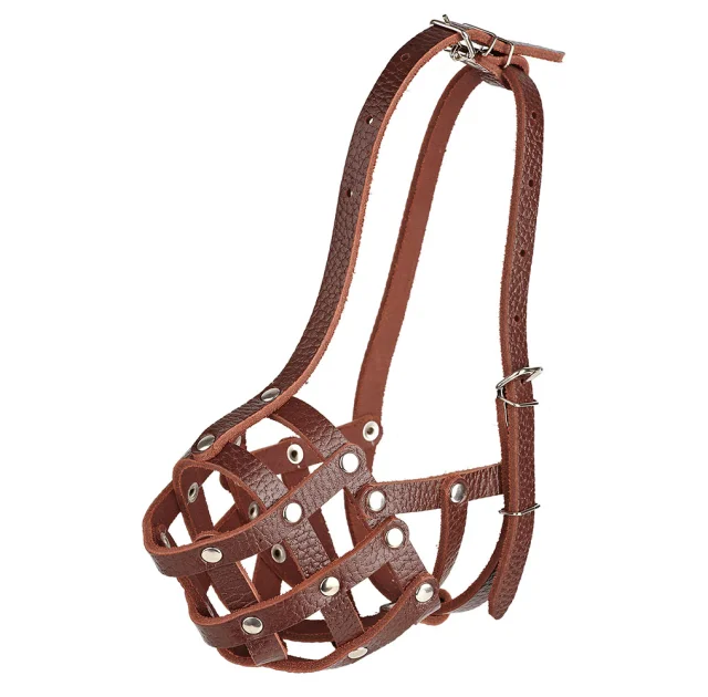 Намордник-сетка Kareline для маленьких пород, из ременной кожи