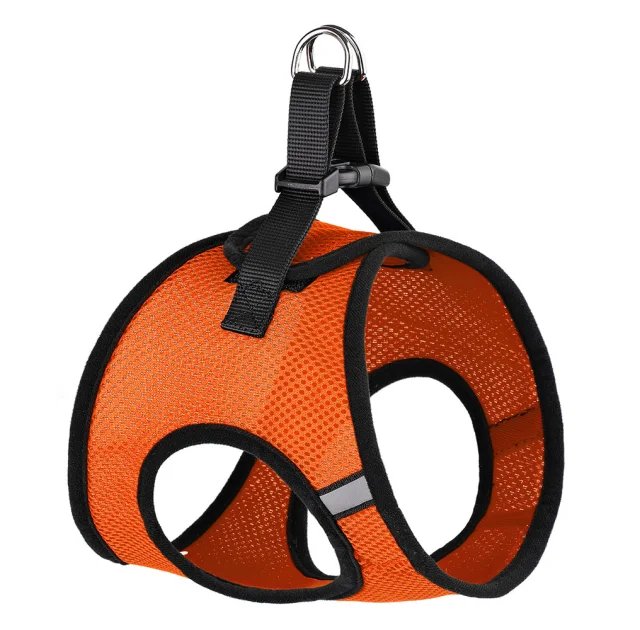 Шлея Kareline светоотражающий для собак, сетчатый нейлон, с пластиковой пряжкой, узор, XL, 48×53 см