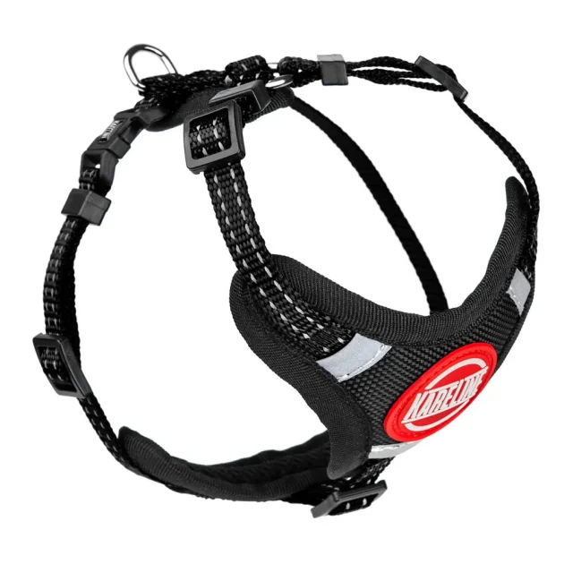 Шлея Kareline для собак, зі світловідбивною нтикою, пластикова пряжка, з логотипом, 1 см/22-30 см/28-38 см
