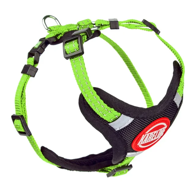 Шлея Kareline для собак, зі світловідбивною нтикою, пластикова пряжка, з логотипом, 1.5 см/32-48 см/40-50 см