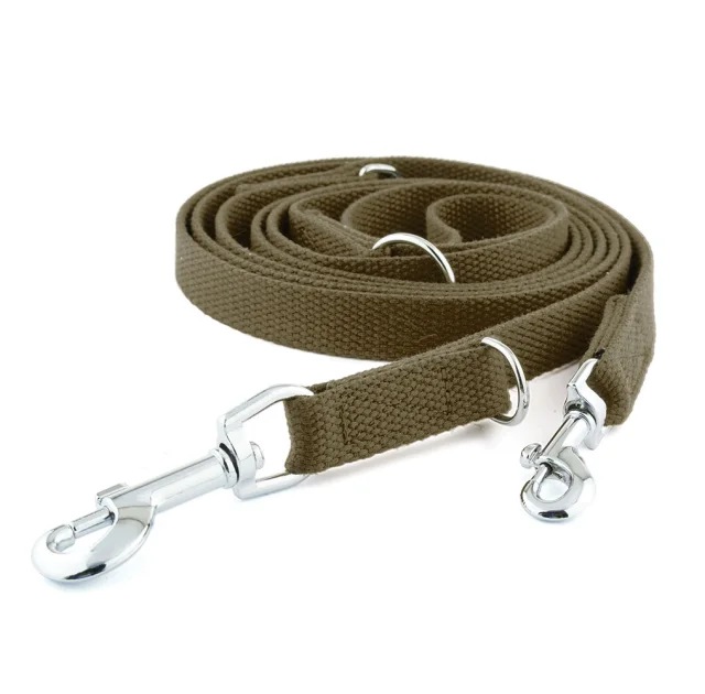 Повідець-перестібка Kareline для собак, полікотон, зі спец карабіном, 2×140/240 см