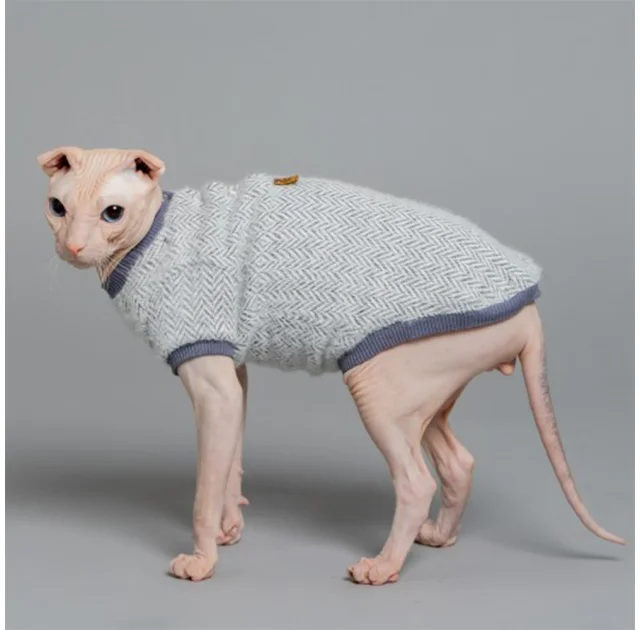 Майка Style Pets Ялинка для котів, колір сірий, L