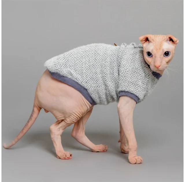 Майка Style Pets Ялинка для котів, колір сірий, XXS