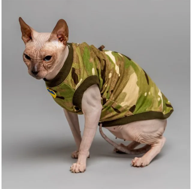Майка Style Pets Multikam для котів, принт, розмір XL