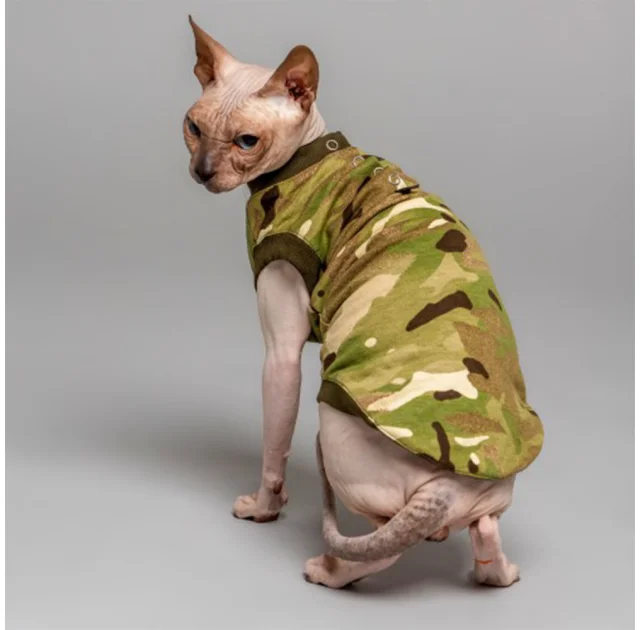 Майка Style Pets Multikam для котів, принт, розмір XXL