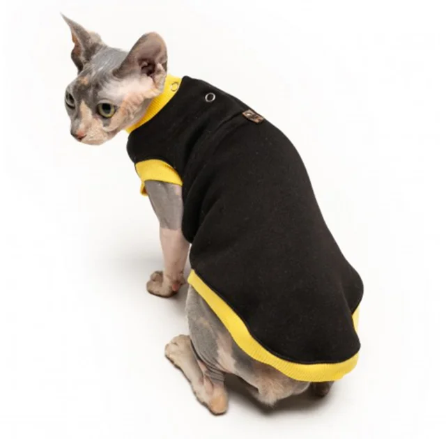 Майка Style Pets Classic black для котів, розмір M