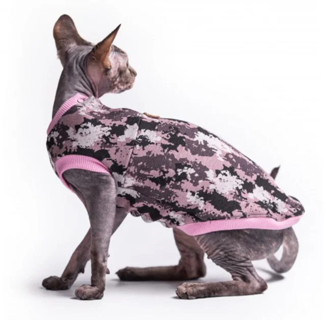 Майка Style Pets Сamo pink для кошек, размер XL-