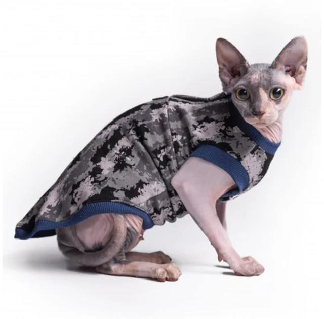 Майка Style Pets Сamo blue для котів, розмір L