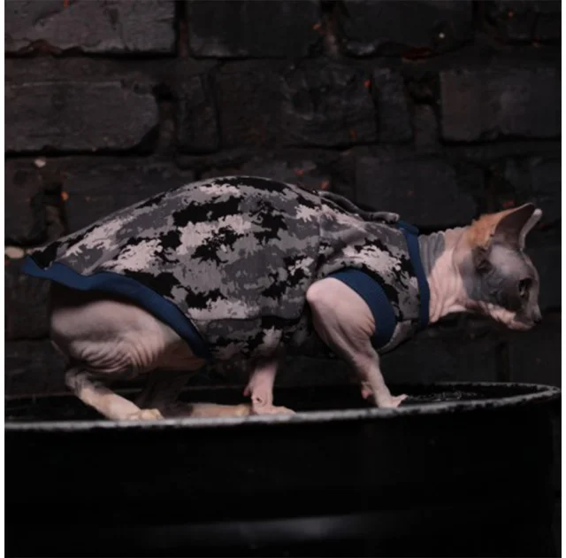 Майка Style Pets Сamo blue для котів, розмір L-