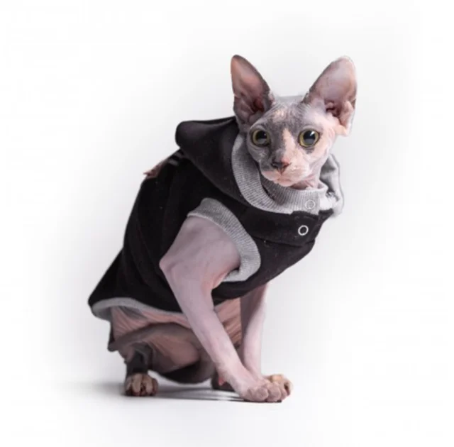 Майка Style Pets ADS для котів, колір чорний, розмір L-