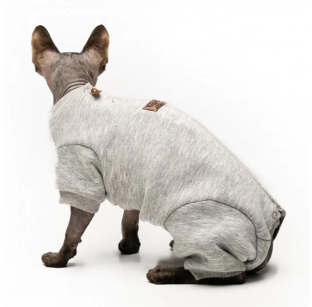 Боді Style Pets Steya для котів, колір сірий, розмір M-