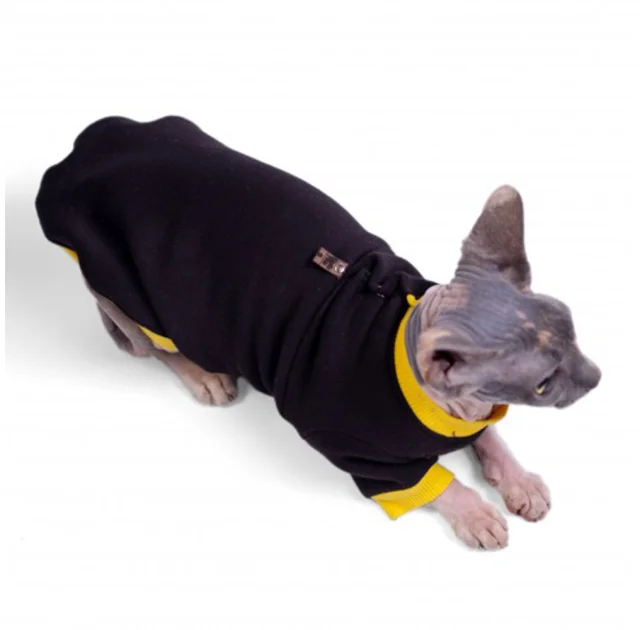 Кофта Style Pets Classic black для котів, розмір L