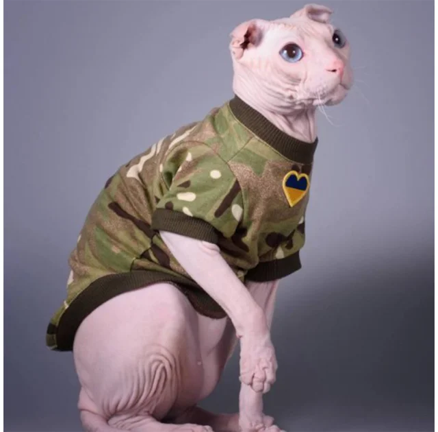 Кофта Style Pets Multikam для котів, принт, розмір M+