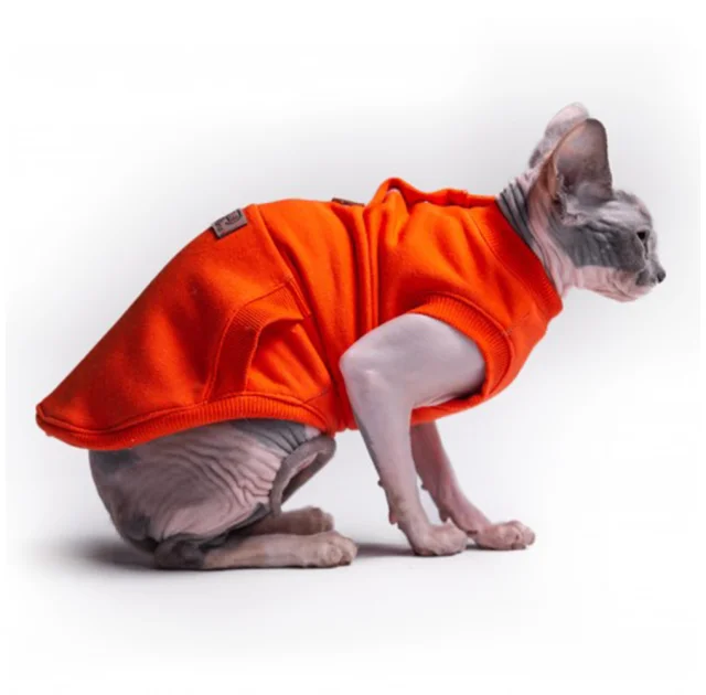 Майка Style Pets TVIXI для котів, колір помаранчевий, розмір M-