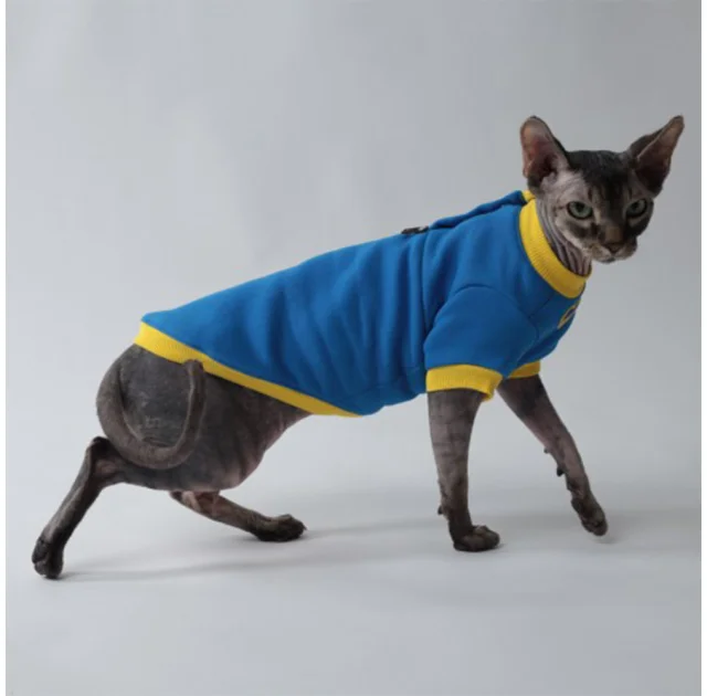 Кофта Style Pets UK Blue для котів, розмір XL
