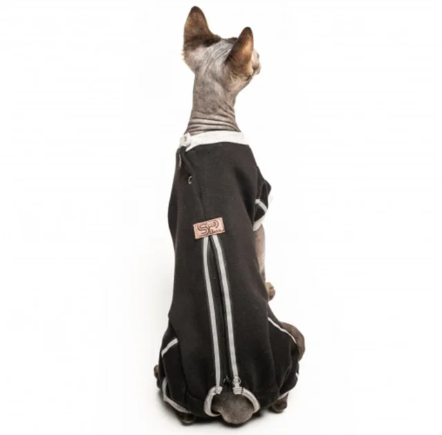 Боді Style Pets ADS для котів, колір чорний, розмір L+