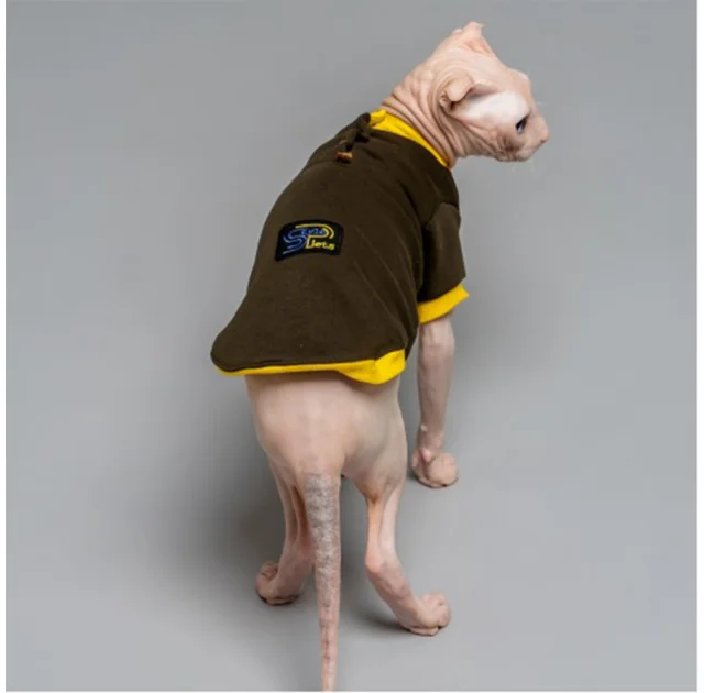 Кофта Style Pets Classic khaki для котів, розмір L-