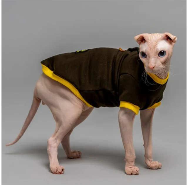 Кофта Style Pets Classic khaki для котів, розмір XXL