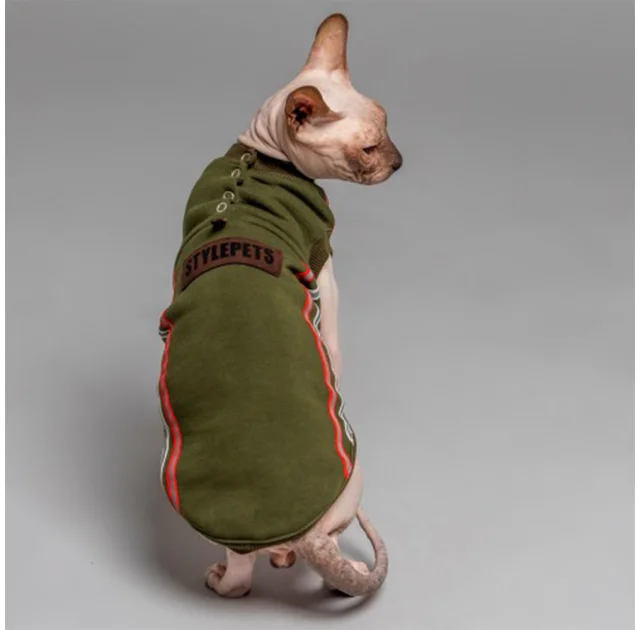 Майка Style Pets ELVIN для котів, колір зелений, розмір XL