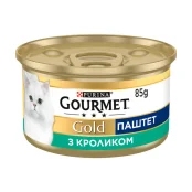 Вологий корм Purina Gourmet Gold для котів, з кроликом, 85 г