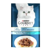 Вологий корм Purina Gourmet Perle Duo для котів, з океанічної рибою і тунцем, 85 г