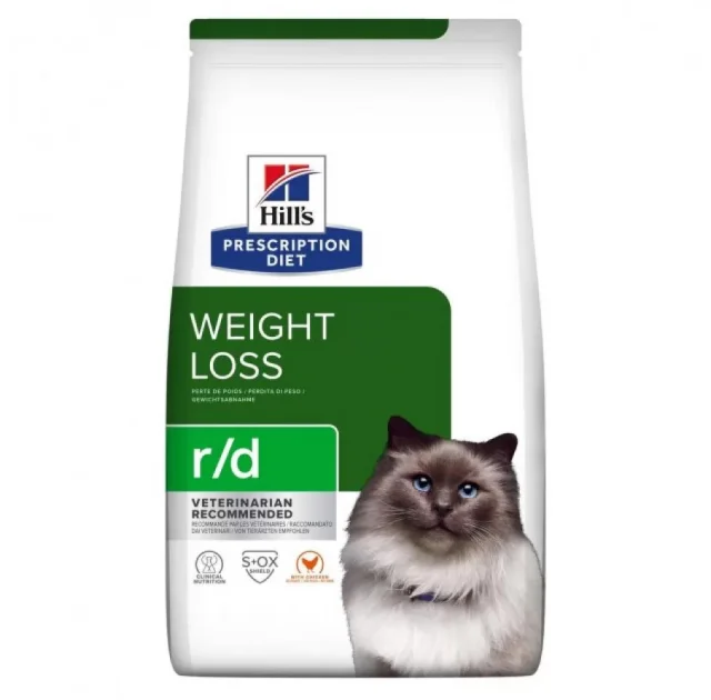Лікувальний корм Hill's Prescription Diet r/d Weight Loss для зниження ваги у котів 3 кг