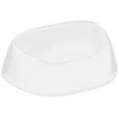 Миска Moderna Sensibowl для собак і котів, пластик, біла, 700 мл, 25×18×8.5 см