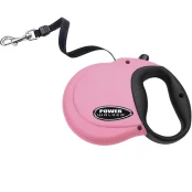 Рулетка-поводок Coastal Power Walker Retractable Leash для собак вагою до 7.3 кг, 3.6 м, рожева