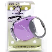 Рулетка-поводок Power Walker Lit'l Pals Mini для собак вагою до 7 кг, 3.6 м, лілова