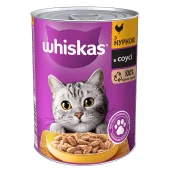 Консерва Whiskas для котів, з куркою, 400 г