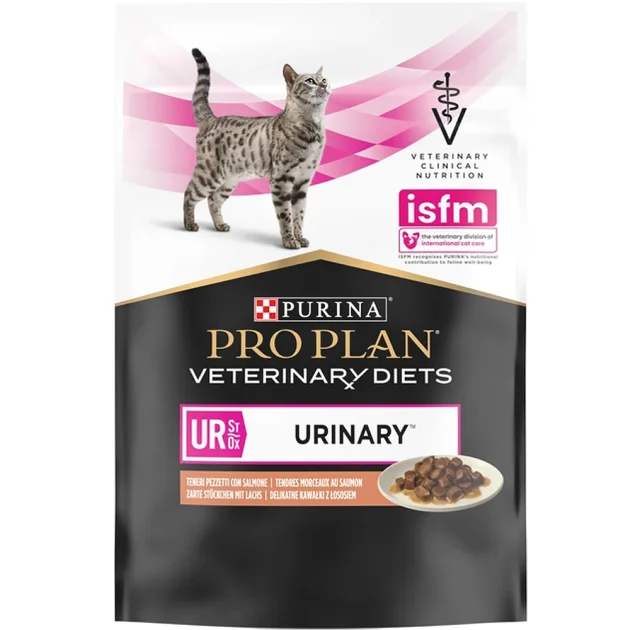 Вологий корм Purina Veterinary Diets Urinary для котів, при захворюванні сечостатевої системи, з лососем, 85 г