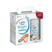 Сухий корм Optimeal Beauty Podium для котів, догляд за шерстю та зубами, на основі морепродуктів, 650+650 г